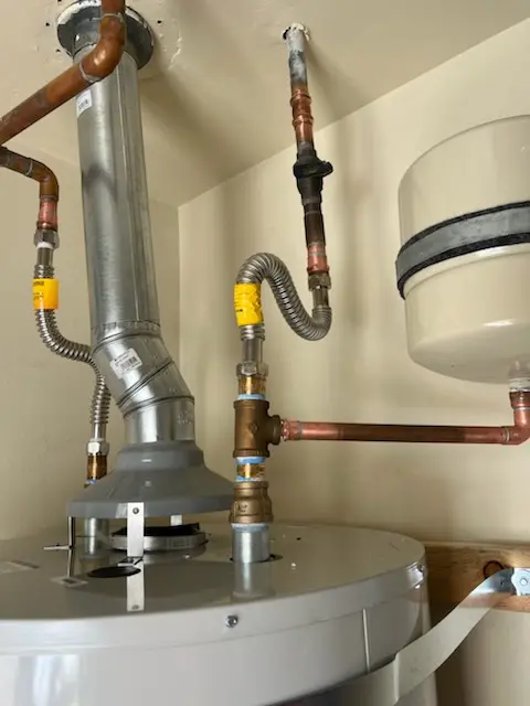 Water heater installation and plumbing repair in Winters